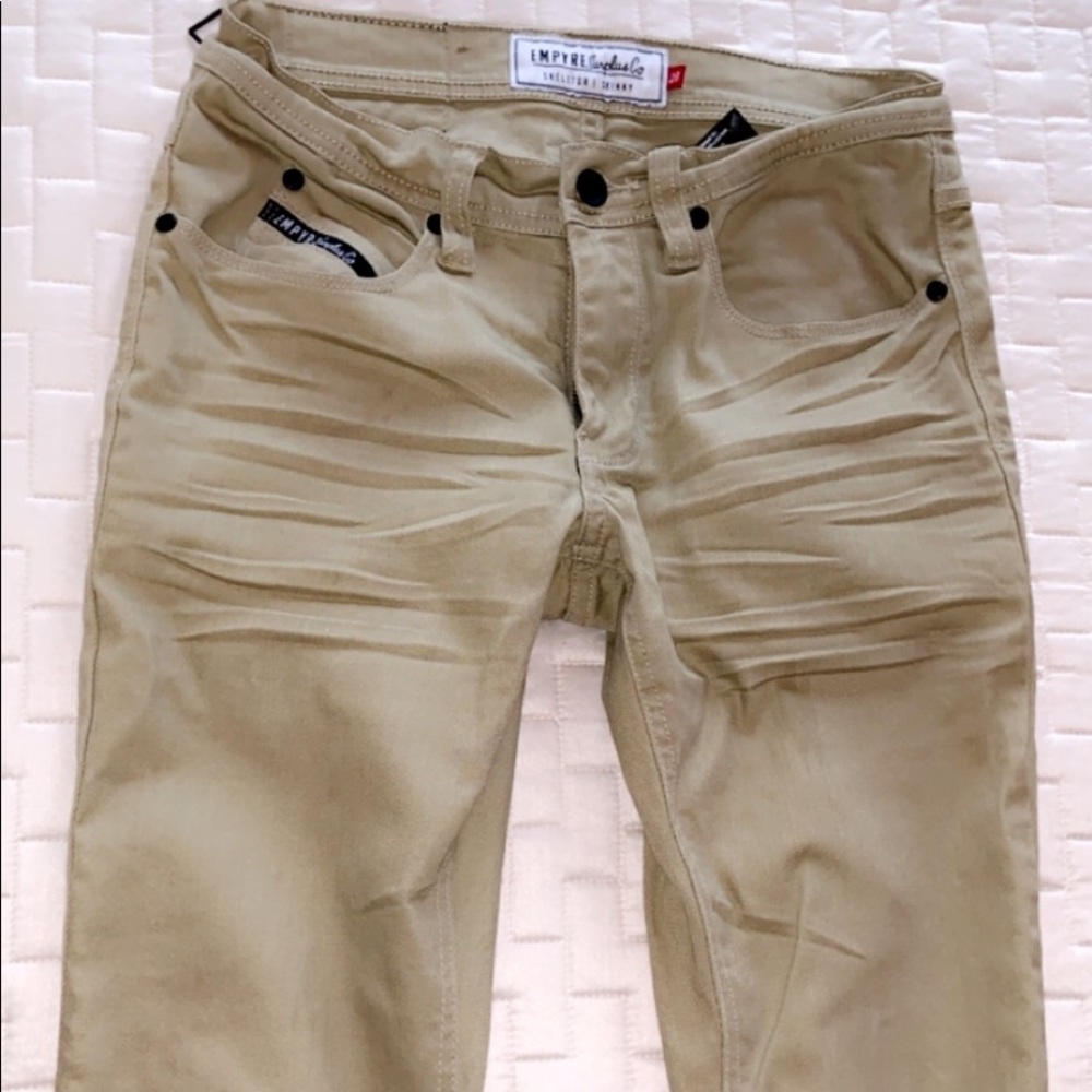 Empyre khaki skinny jeans